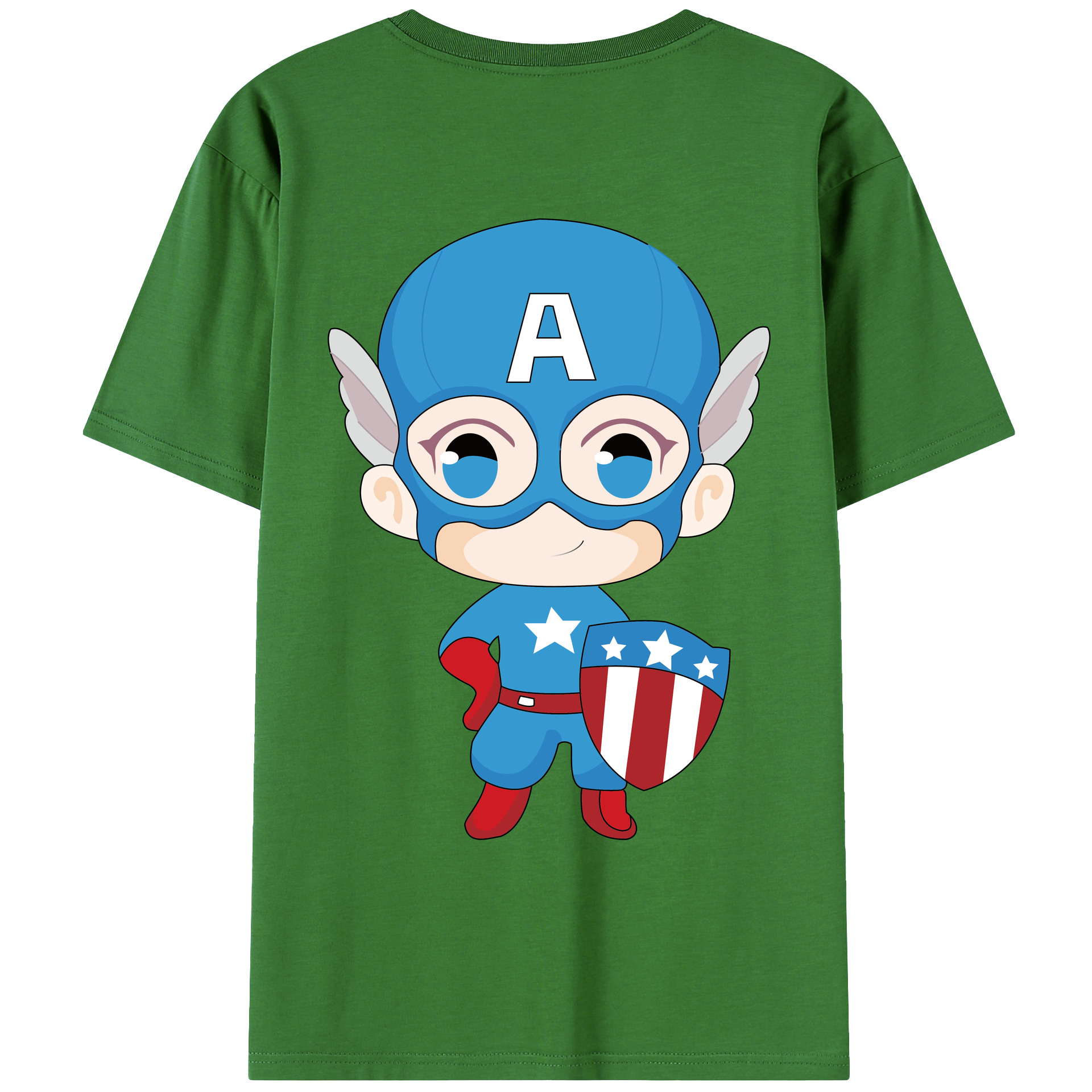 （画像用） アベンジャーズ The Avengers レディース半袖Tシャツ(バックプリント)